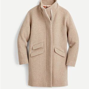 J.Crew Cocoon coat in Italian stadium-cloth wool